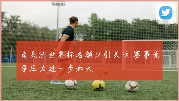 南美洲世界杯名额少引关注 赛事竞争压力进一步加大